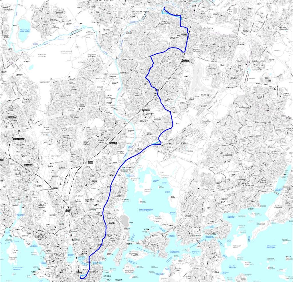 Liite 1-39 Linja 73N Rautatientori Lahdenväylä Pihlajamäki Malmi Tapaninkylä Puistolan asema Ala-Tikkurila Pohjakartat: Karttakeskus, lupa L4322 Ma-su n. klo 23.30 Pe-la / la-su yöt n. klo 1.