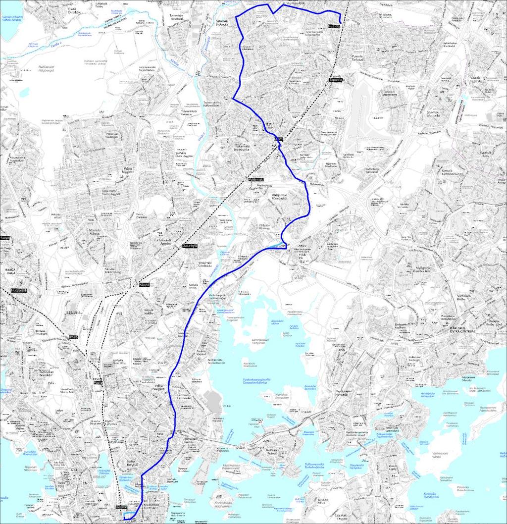 Liite 1-47 Linja 79N Rautatientori Lahdenväylä Pihlajamäki Malmi Suutarilantie Siltamäki Suutarila Puistolan asema Pohjakartat: Karttakeskus, lupa L4322 Ma-su n. klo 23.30 Pe-la / la-su yöt n. klo 1.