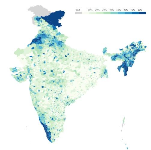 Intian käymäläkartta http://datastories.