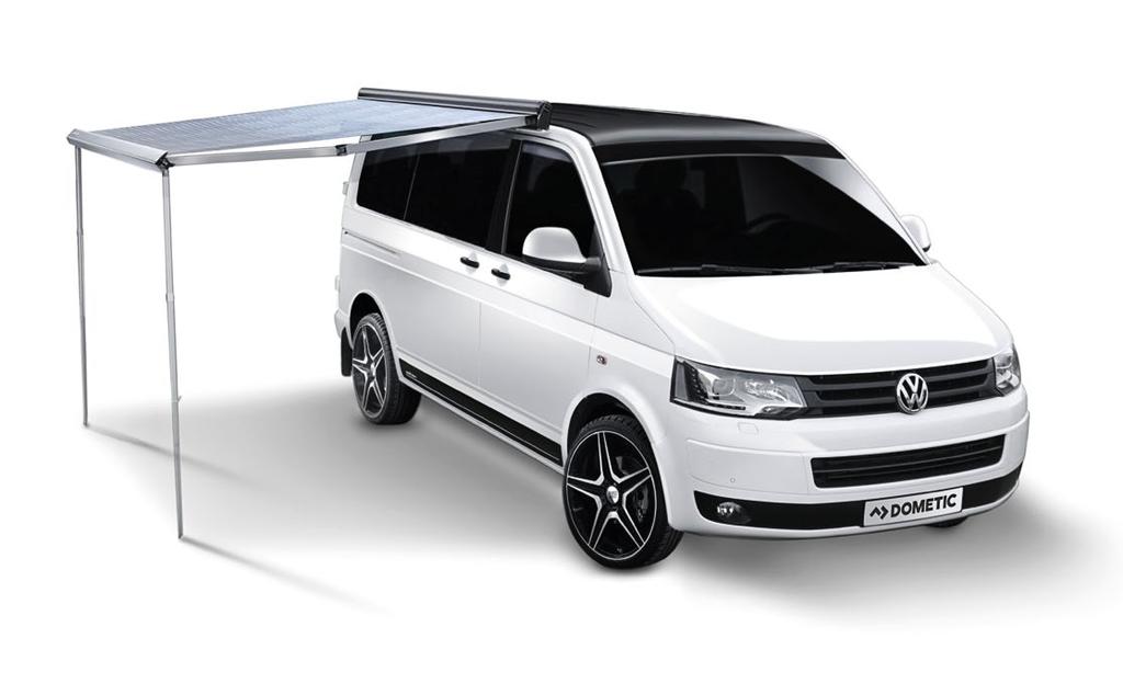 ILMASTO MARKIISIT / SEINÄMARKIISI PERFECTWALL PW 1000 VW T5/T6 -MARKIISIPAKETTI KOKONAISPAKETTI, JOKA SISÄLTÄÄ SOPIVAN SEINÄADAPTERIN Asennusvalmis ratkaisu VW T5/T6 California- ja
