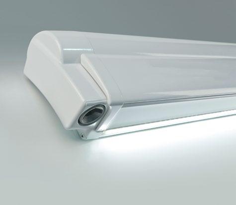 DOMETIC LIGHT LK 120 LED-valosarja markiiseihin, energiaa säästävä valaistus asennettavaksi markiisin nivelvarren alle.