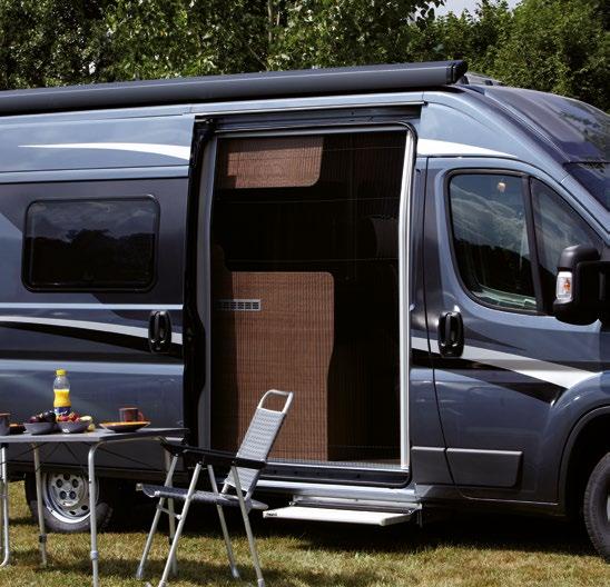 Valikoimissamme on sopiva verkko kaikkiin vakio-oviin ja nyt myös Fiat Ducato H2 X250/ X290 -ajoneuvojen liukuoviin. Kaikki mallit ovat helppoja asentaa.