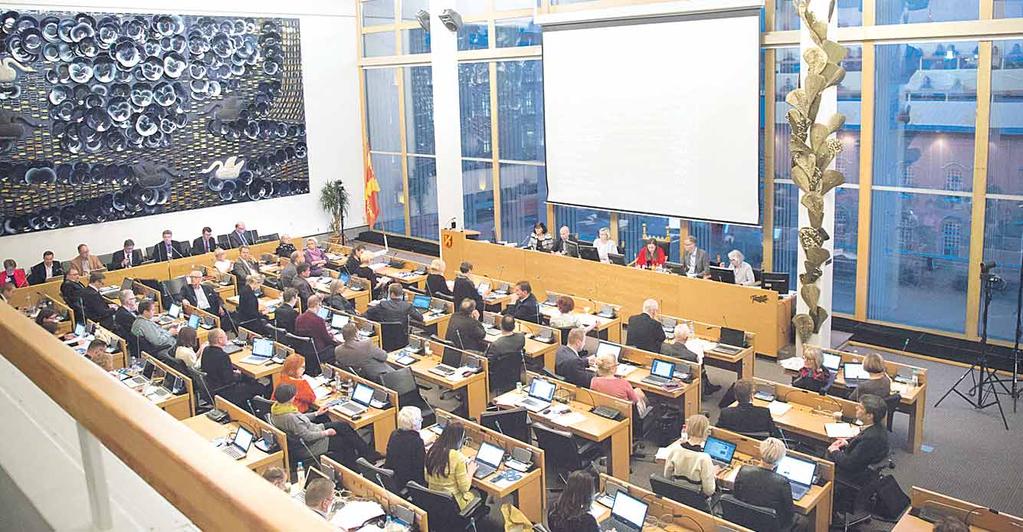 Vaaleissa tamperelaiset valitsevat kaupunginvaltuustoon 67 valtuutettua ja heille varavaltuutetut. Valtuusto on kunnan ylintä päätösvaltaa käyttävä toimielin.
