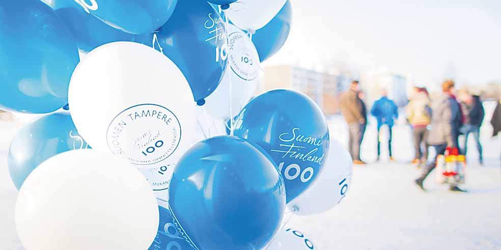Filharmonian koululaistapahtumissa ennätysmäärä yleisöä Suomi 100 -juhlavuosi näkyy Tampereella Satavuotiasta Suomea juhlitaan Tampereella koko kaupungin voimin.