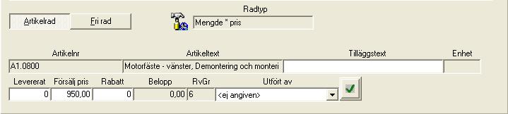 Kentässä "Toimitettu" annetaan niiden tuntien määrä, joista asiakas maksaa.