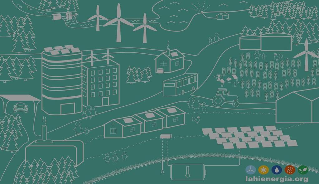 Lähienergia on käyttäjien itse säästämää, tuottamaa tai omistamaa puhdasta energiaa Osakkuus tuuli-, aurinko- tms.