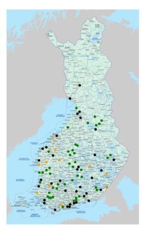 KORJAUSNEUVONNAN VERKOSTO Korjausrakentamiskeskukset (9) hissityöryhmät