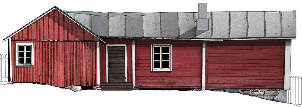 Maastossa ylempänä oleva tontin osa on jäänyt selvästi linjaa ylemmäs sen louhimisen yhteydessä.