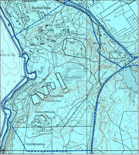 34 KUVIO 7. Sairaalasuon pohjavesialueenkallioperän materiaali, joka on graniittigneissiä. (Geologian tutkimuskeskus 2011) 4.2.2 Alueen hydrogeologia Alue sijaitsee Sairaalasuon pohjavesialueella.