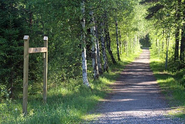 Tämän jälkeen Marjalantien ali, jonka jälkeen