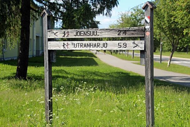 Joensuu 2,4 sekä Utranharju 5.9 kohdalla.