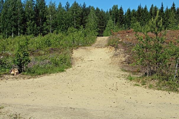 suoraan Utranharju, harjulenkki 3,4, Lehmo 7,0 sekä vasemmalle