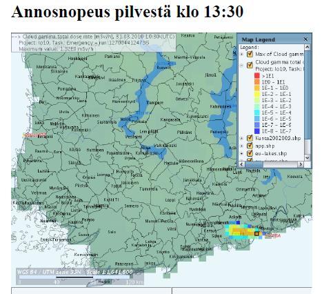 Ydinvoimalaitosonnettomuudessa varhaisvaiheen suojelutoimet toteutetaan ennen radioaktiivisten aineiden alueelle tuloa