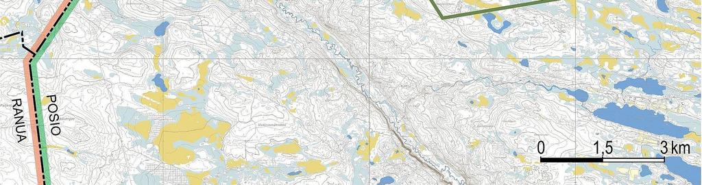 Hankealueen läheisyyteen ei ole valmisteilla yleis- tai asemakaavoja. Kuva 9.