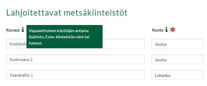 Metsälahjavähennyksen apumateriaali Metsälahjavähennyksestä on laadittu opastusmateriaaliin, joka löytyy samalta sivustolta kuin varsinainen metsälahjavähennyslaskuri.