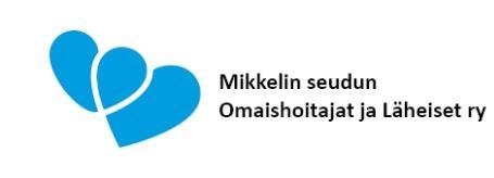 Omaishoitajaloma 13.-18.11.