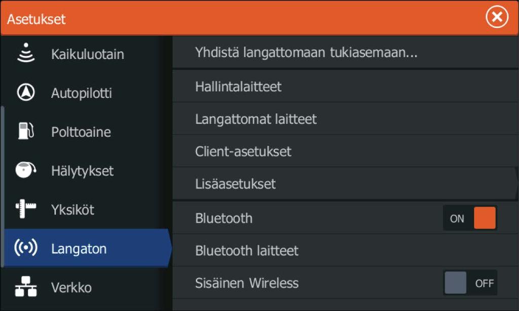 Kaksinkertaisten Power-Polejen yhdistäminen Jos veneeseen on asennettu kaksinkertaiset Power-Polet, niistä ensin yhdistetystä tulee automaattisesti Port (Paapuuri) ja toisesta Starboard (Tyyrpuuri)