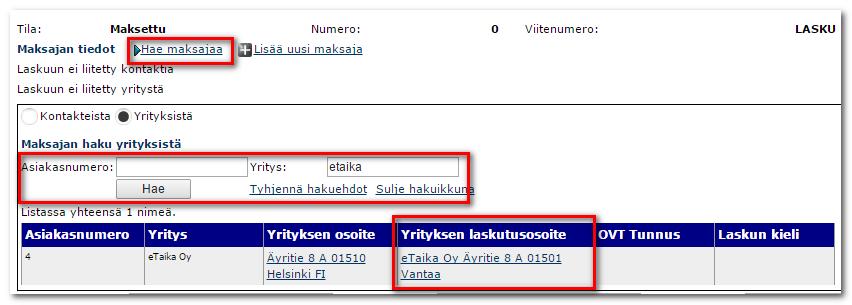 Koontilaskut Yritykselle voi luoda koulutuksesta koontilaskun, jolloin useampi osallistuja laskutetaan yhdellä yhteisellä laskulla Luo uusi koontilasku napauttamalla Laskutus-toimintovälilehdellä Luo