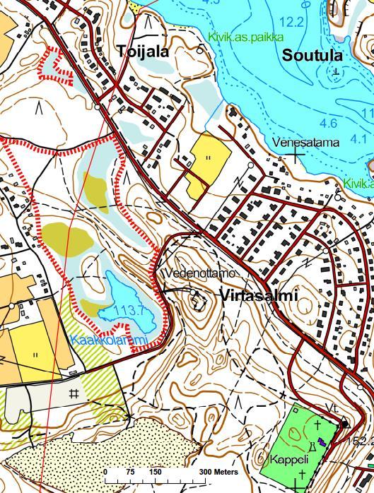 23 Osa-alue 1, Kaakkolammen alue (ML) Kaakkolammi on edustava, hyvin luonnontilaisena säilynyt noin 1,3 hehtaarin kokoinen lampi (kuva 3).