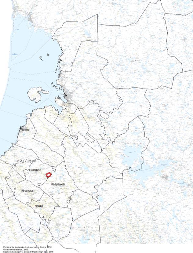 59 Alue Oulainen Hietasyrjänkangas Kunta Oulainen Yleiskuvaus Hietasyrjänkankaan alue sijaitsee Oulaisissa Matkanivan alueella Haapaveden kunnanrajaa vasten, noin 10 kilometrin päässä taajamasta.