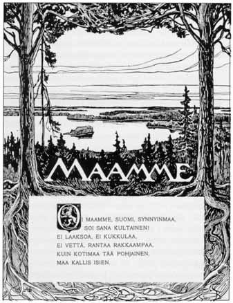8 damast. Topelius uskus, et keskkonnal on hingeelule suur tähtsus. Soome loodus on vaheldusrikas, seal on järvi, mägesid ja madalikke.