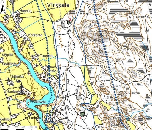 ha kpl 26,31 17 2,29 1 2 2,70 5 7,28 4,79 2 mahdoton suuri kohtalainen vähäinen luvanmukainen Kuva 177. Kaustisen pohjavesialueilla sijaitsevien soranottoalueiden kunnostustarve.