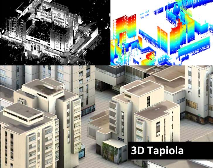 KMTK mahdollistajana 3D-maailma kattamaan koko Suomi 2D-karttamaailmasta kuvaamaan 3D-kohteet oikeasti kolmiulotteisina