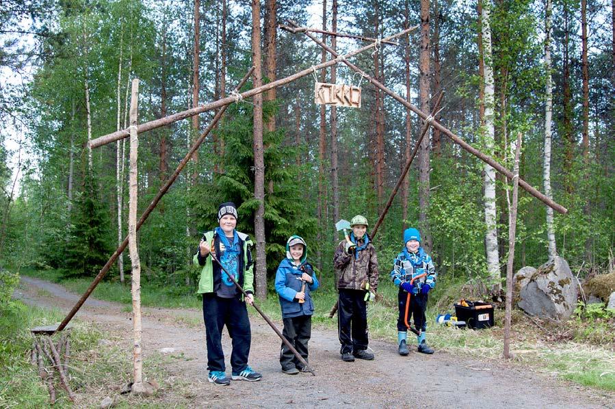 Kokko-kesäleiri Metallin majalla 10.-12.6.