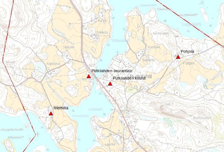 Putkilahden kyläselvitys 20.6.2016/14.3.2017 (12) Suunnitelmista juttua Putkilahti.net -sivuilla. Suunnitelmia on esitelty kyläläisille 9.11.2010 kylätalolla.