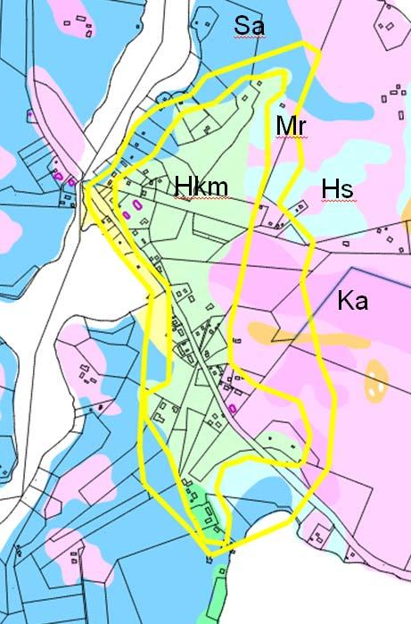 Sittemmin savikot on raivattu pelloiksi ja rakennukset sijoitettu viereisille moreeni kumpareille. (Horppila-Jämsä, Suominen, 2004).