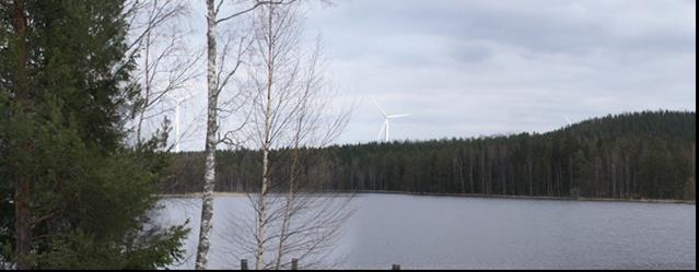 Sen sijaan tuulivoimalat tulisivat näkymään ympäröivälle vesialueelle, jolla on paljon virkistyskäyttöä.