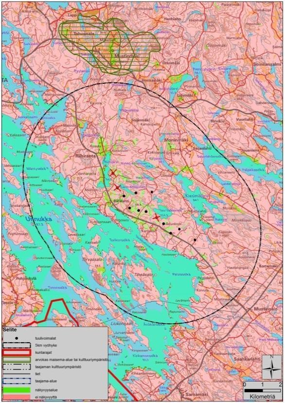 Vuosituotannoksi/voimala arvioidaan 7,8-8,8 GWh. Alueelle on mahdollista sijoittaa 10 voimalaa. Kaavoitus Pohjois-Savon maakuntakaavassa alueelle ei ole osoitettu aluevarauksia.