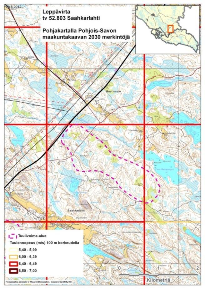 39 Alueen sijainti ja ominaisuudet Saahkarlahden alue sijaitsee Leppävirran eteläosissa edellä esitellyn Niittysmäki- Konkan-mäki -alueen koillispuolella valtatien 23 varressa.