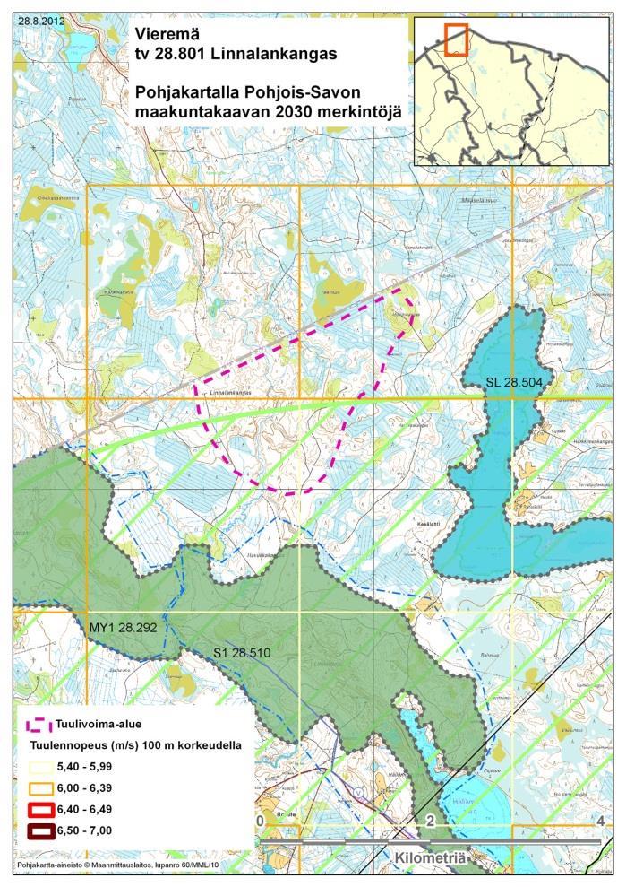 48 metsäautotieverkosto, joka kuitenkin edellyttää merkittävää parantamista. Maisemalliset vaikutukset Alueella ei erityistä maisemallista arvoa.