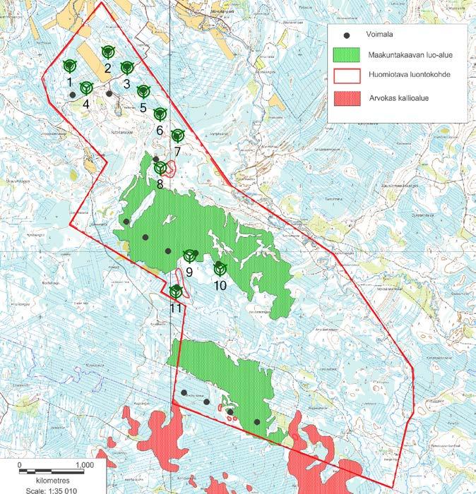 Raahe: Piehingin Ylipää Puisto suunnittelu-/yva & kaavoitusvaiheessa Valmistuminen aikaisintaan 2015 Tuulipuiston suunniteltu koko 11 voimalaa