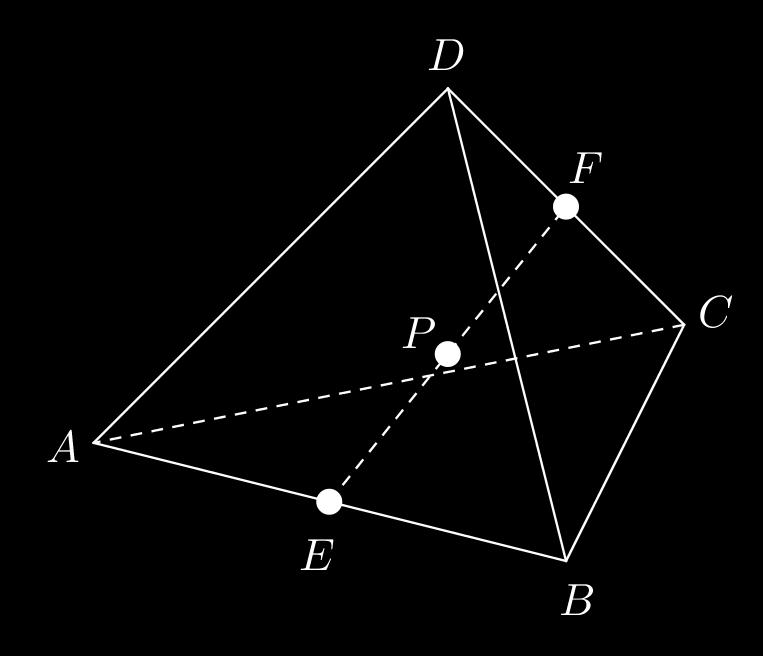 300 Tetraedrin kärkipisteiden paikkavektorit ovat OA, OB, OC ja OD.