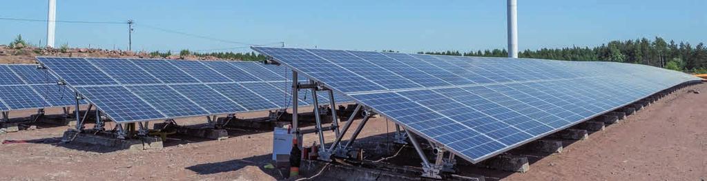 ESE panosti aurinkosähkön kokonaisvaltaiseen toimitusprosessiin yhteistyökumppaneiden kanssa. ESE projektoi Suomen Voima Oy:lle Haminan Mäkelänkankaalle rakennetun 720 kwp:n aurinkovoimalaitoksen.