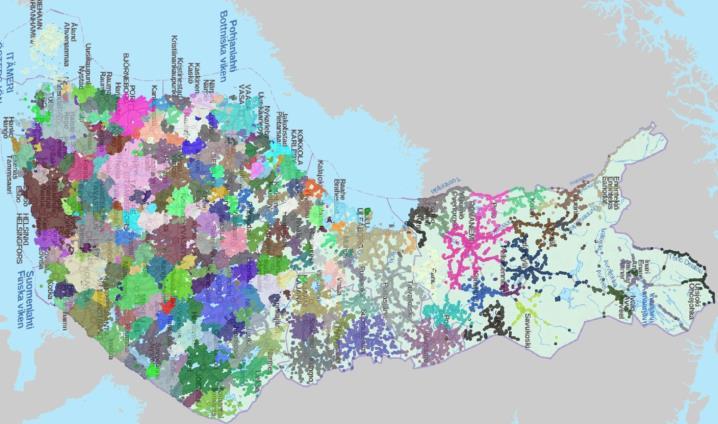 Työssäkäyntialueella tulee olla riittävästi työllisiä ja työpaikkoja Työssäkäyntialueen määrittelyssä on tässä käytetty pohjana taajama-alueiden rajausta.