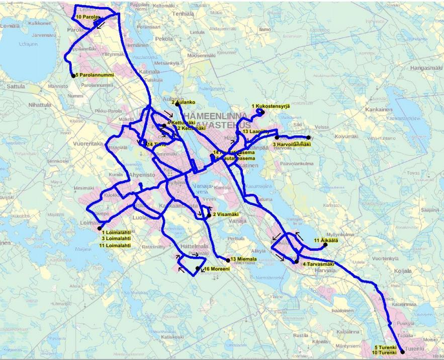 19 (32) Pääradan junayhteydet ovat seudullisesti erittäin merkittäviä.