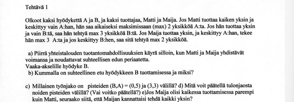 TEHTÄVÄ 2 Selitä lyhyesti (verbaalisti), miksi pitkän aikavälin Phillips-käyrä on pystysuora. Voiko ko. Käyrä olla muotoa U = 2 %?