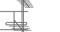 Erillinen VHF-antenni 10m korkeudessa 9db vahvistus