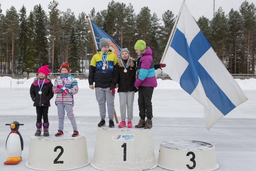 Mika Poutala, HTL Vuoden valmentaja Jason Andberg, HLK Vuoden poikaluistelija Jesse Nieminen, HLK Vuoden tyttöluistelija Paju Kilpeläinen, KENSU Vuoden