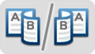 Eri toimintojen käyttö > Toiminnot Kopiointi Tulostaa 1-puolisen originaalin 2-puolisena tai 2-puolisen originaalin 1-puolisena. Valitse originaalin ja valmiiden dokumenttien sidontasuunta.