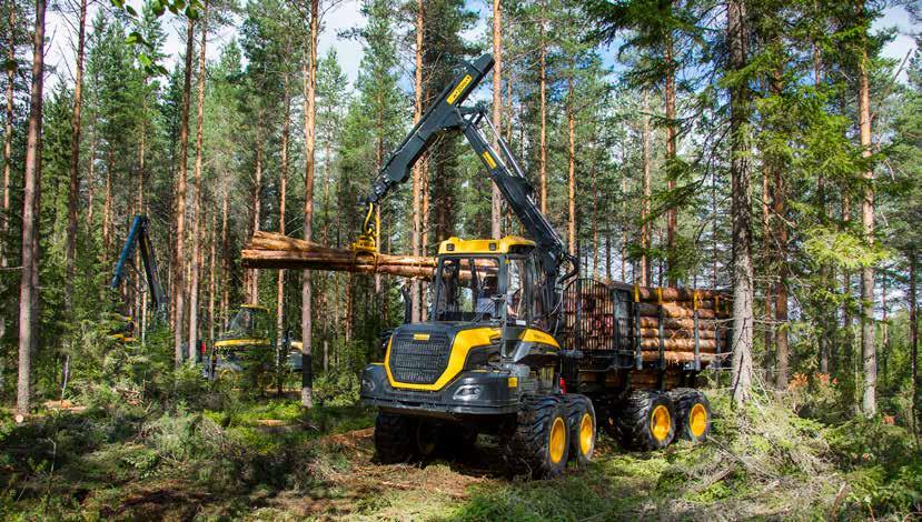 TUOTTEET Ergonomia, ympäristöystävällisyys ja turvallisuus tehokkuuden rinnalle Ponssen tehtävänä on kehittää ja valmistaa innovatiivisia ja kestävän kehityksen mukaisia puunkorjuuratkaisuja