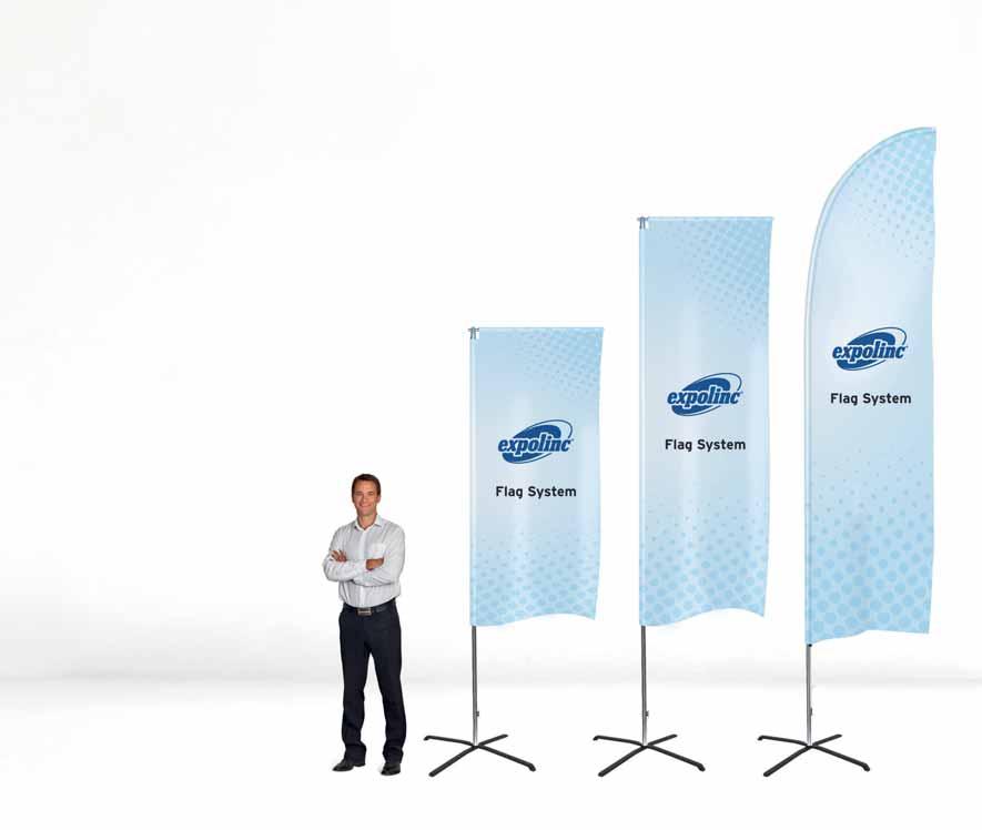 Flag System Suorakulmainen- tai kaareva lippu Erilaisia lippuja on ollut saatavilla jo pitkään.