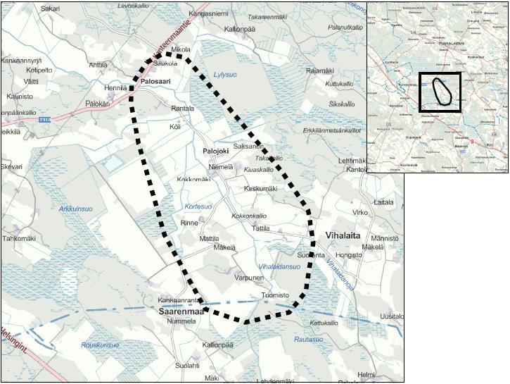 Punkalaitumen Tuulivoima Oy PUNKALAITUMEN PALOJOEN ASUTUS- JA JOKILAAKSOMAI- SEMAN ARVOJEN SELVITYS 1.