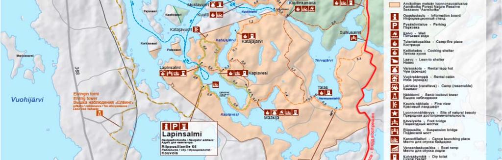 Toki vaihtelevat maastot ja jyrkät rinteet tarjoavat haasteellisen maaston