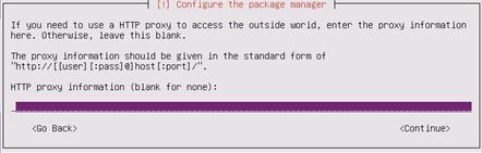 Ubuntu Serverissa tärkeimmät asetukset olivat hostname, http proxy, päivityskäytäntö ja asennettavat palvelut.