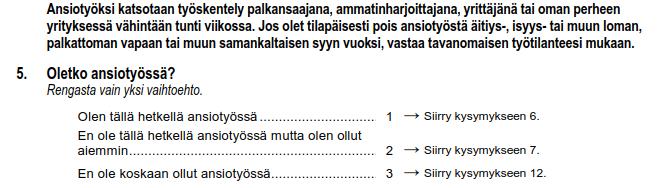 Esimerkkejä Ellei toisin mainita, vastaa kysymyksiin