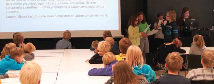 9. Ideoiden esittely Ideoiden esittelytilaisuus tarjoaa mahdollisuuden kommunikointiin lasten ja suunnittelijan / tilaajan välillä.
